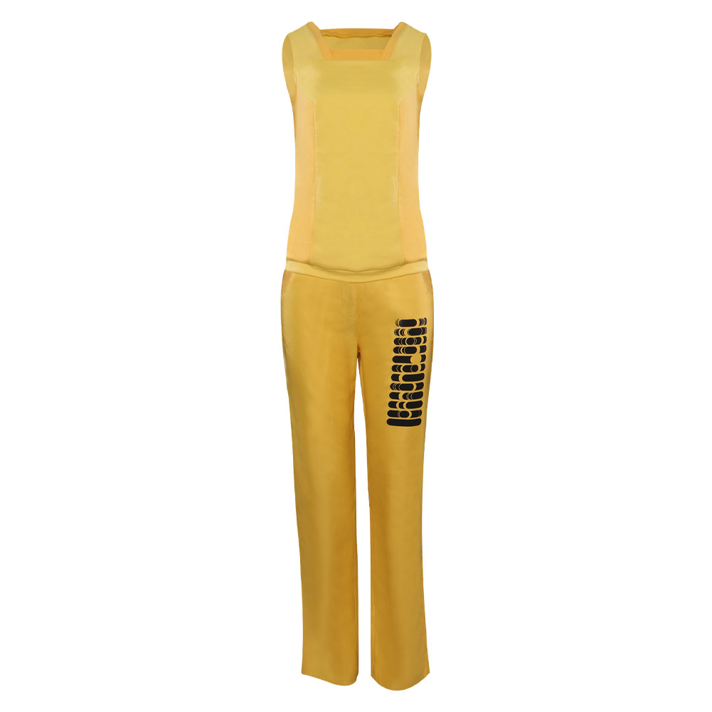 Movie Guardians of the Galaxy Vol.3 Gamora Prison Uniform Cosplay Costume Outfits Halloween Carnival Party Disguise Suit