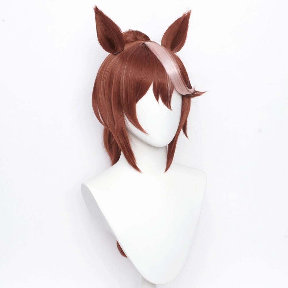 Anime Pretty Derby Tokai Teio Cosplay Wig Heat Resistant Synthetic Hair Carnival Halloween Party