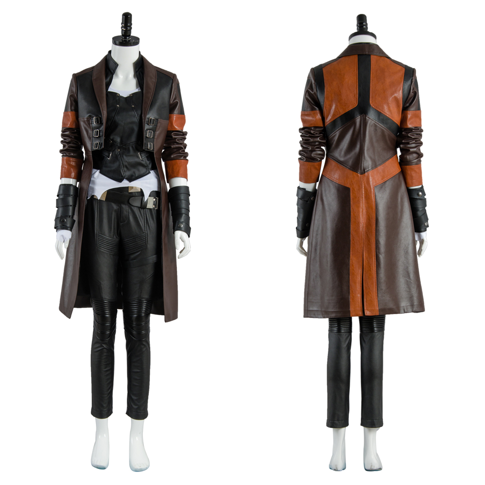 Movie Guardians of the Galaxy Vol. 2 Gamora Cosplay Costume Outfits Halloween Party Suit