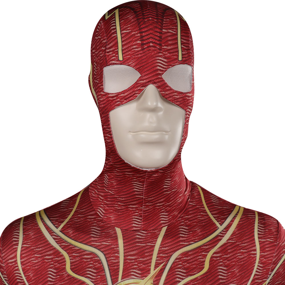 Movie The Flash Barry Allen Cosplay Costume Halloween Carnival Party Suit