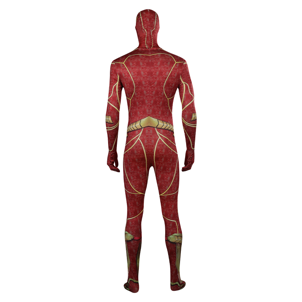 Movie The Flash Barry Allen Cosplay Costume Halloween Carnival Party Suit