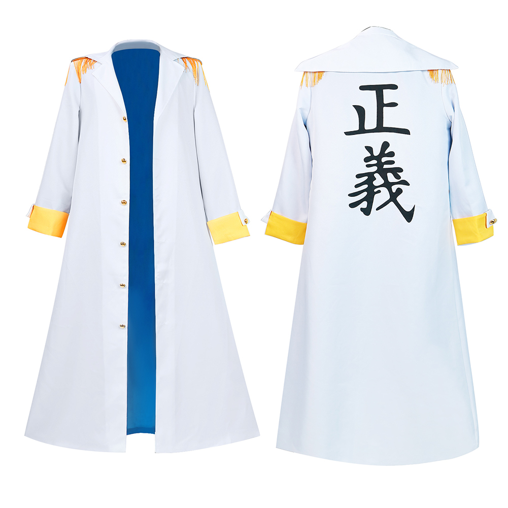Anime One Piece Admiral Of The Navy Cloak Outfits Halloween Carnival Suit Cosplay Costume