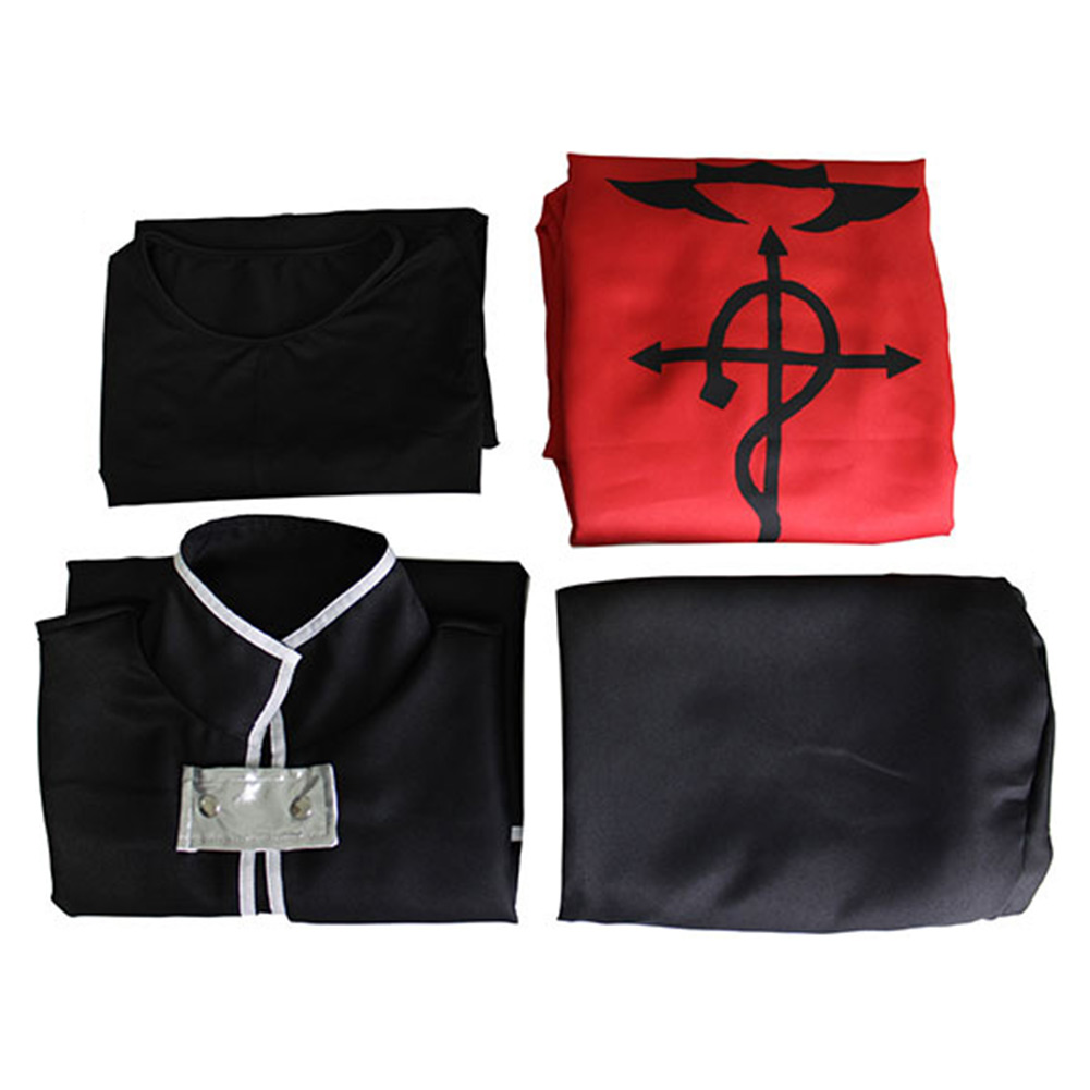 Anime Fullmetal Alchemist Edward Elric Cosplay Costume Halloween Carnival Party Suit