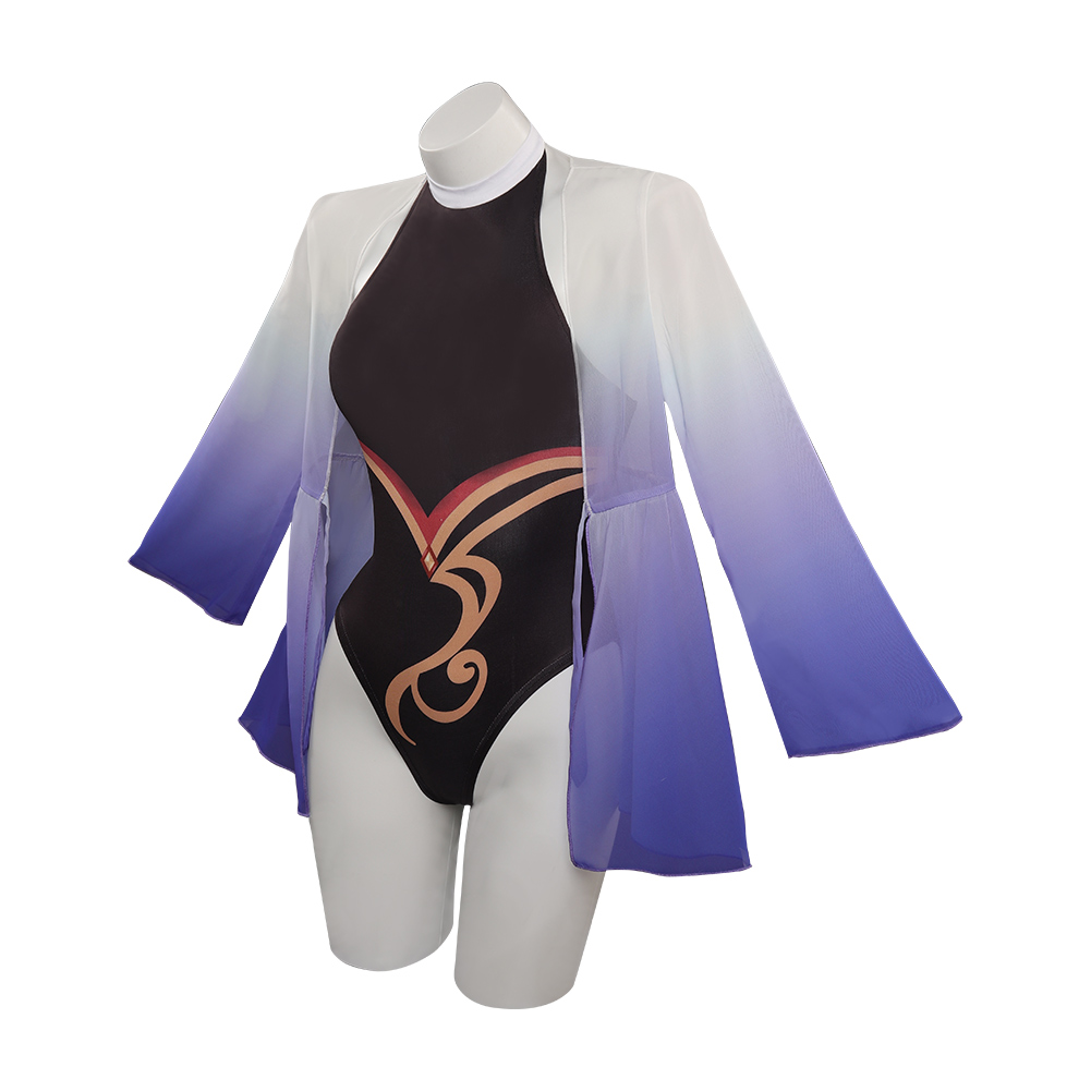 Game Genshin Impact Ganyu Cosplay Costume Swimsuit Outfits Halloween Carnival Party Disguise Suit