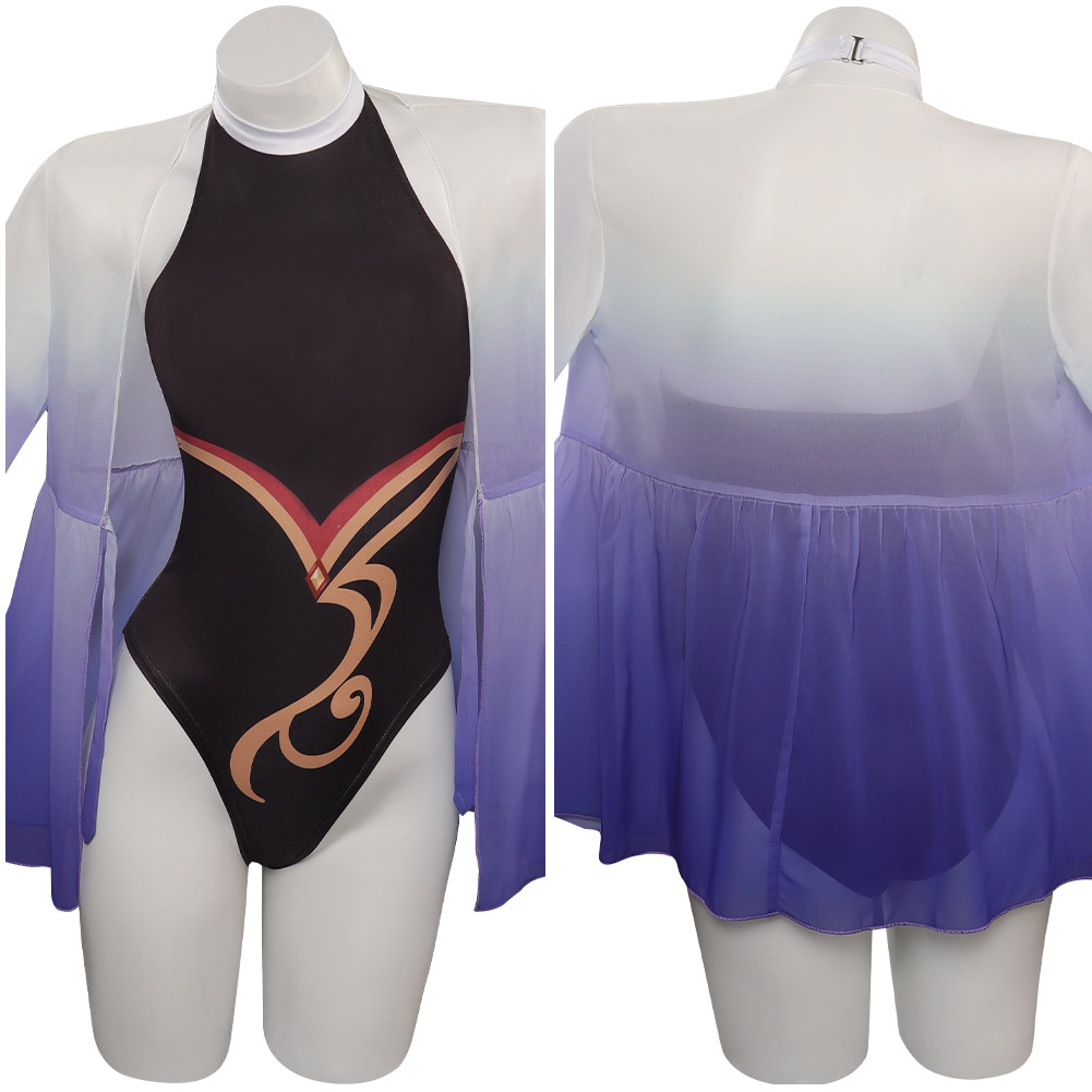 Game Genshin Impact Ganyu Cosplay Costume Swimsuit Outfits Halloween Carnival Party Disguise Suit
