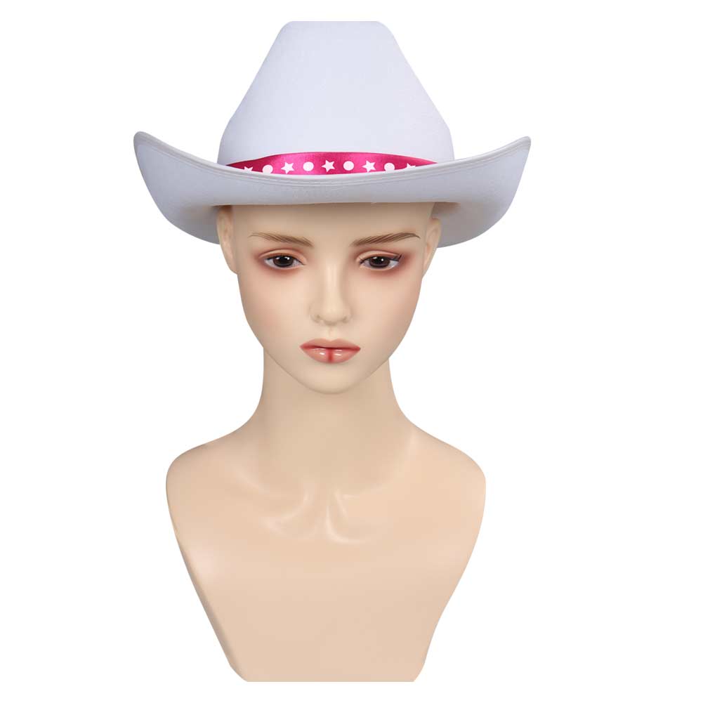 Movie 2023 Barbie Barbie Cosplay Cowboy Hat Halloween Costume Accessories