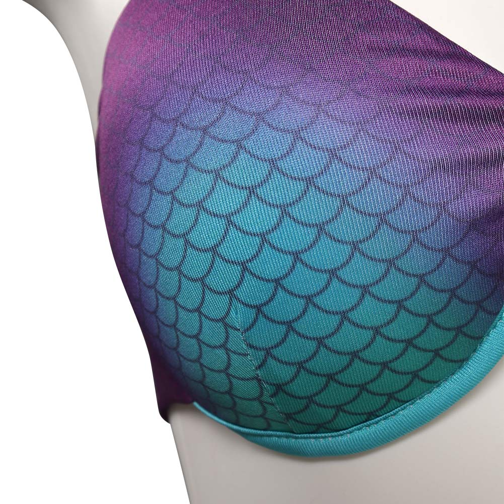 Movie The Little Mermaid Ariel Cosplay Costume Swimsuit Outfits Halloween Carnival Party Disguise Suit