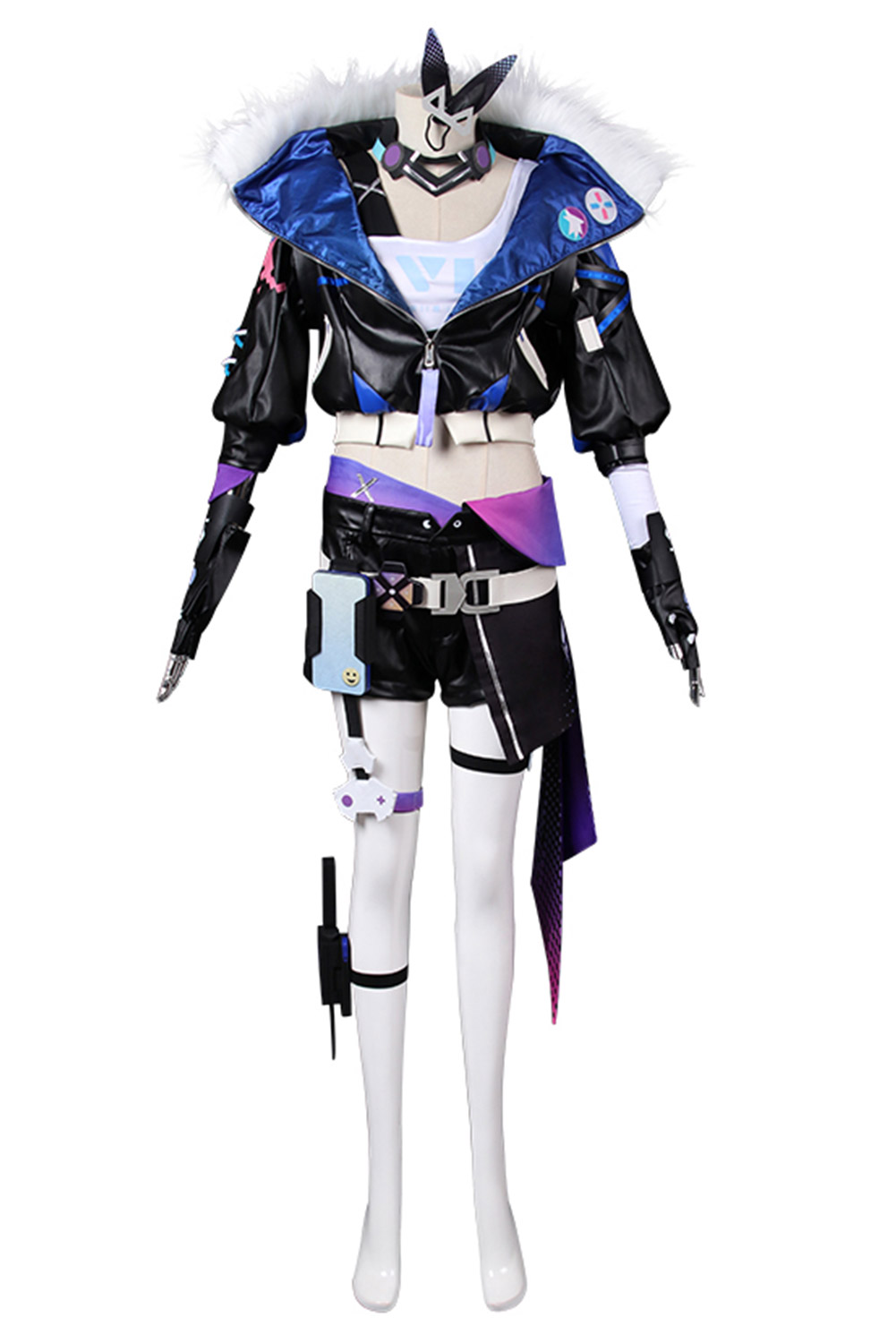 Game Honkai: Star Rail Silver Wolf Cosplay Costume Outfits Halloween Carnival Party Disguise Suit