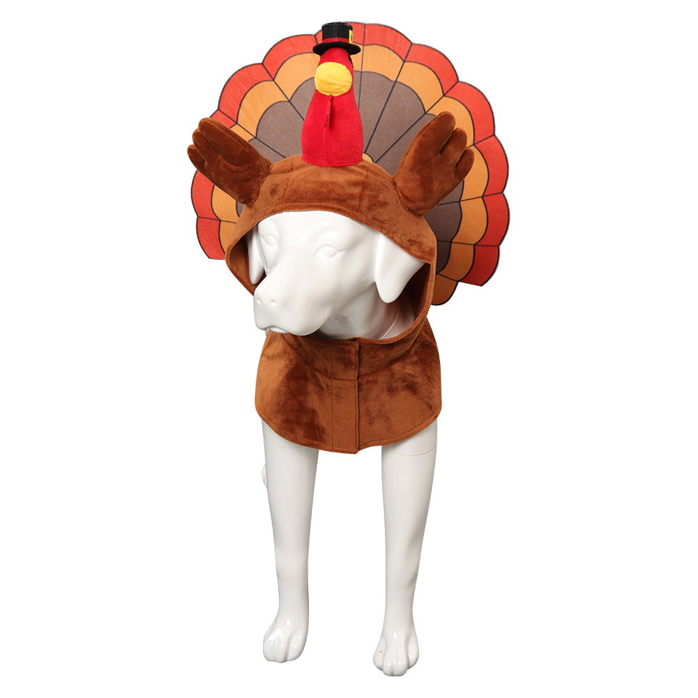 Turkey Pet Dog Clothes Cosplay Costume Outfits Halloween Carnival Suit