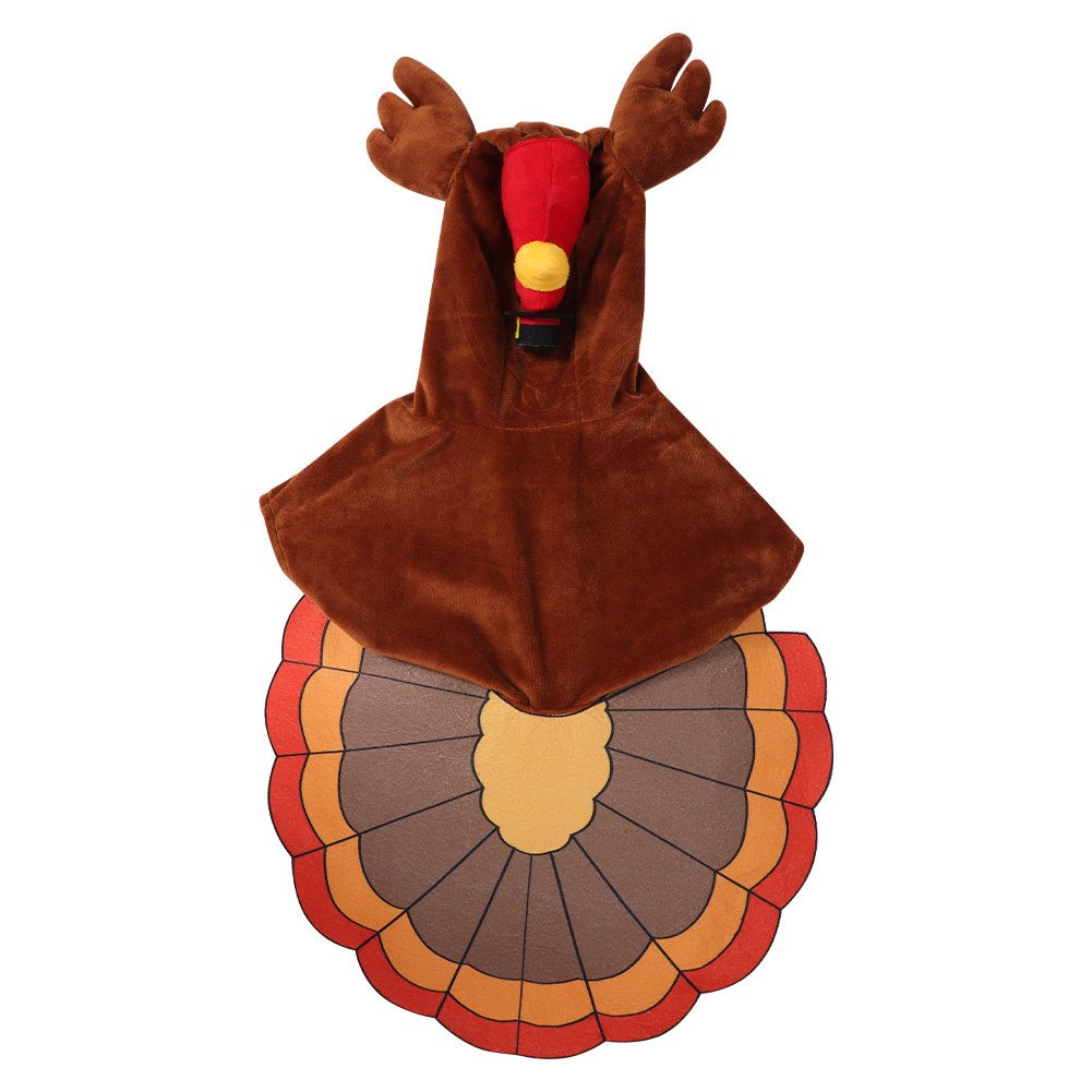 Turkey Pet Dog Clothes Cosplay Costume Outfits Halloween Carnival Suit