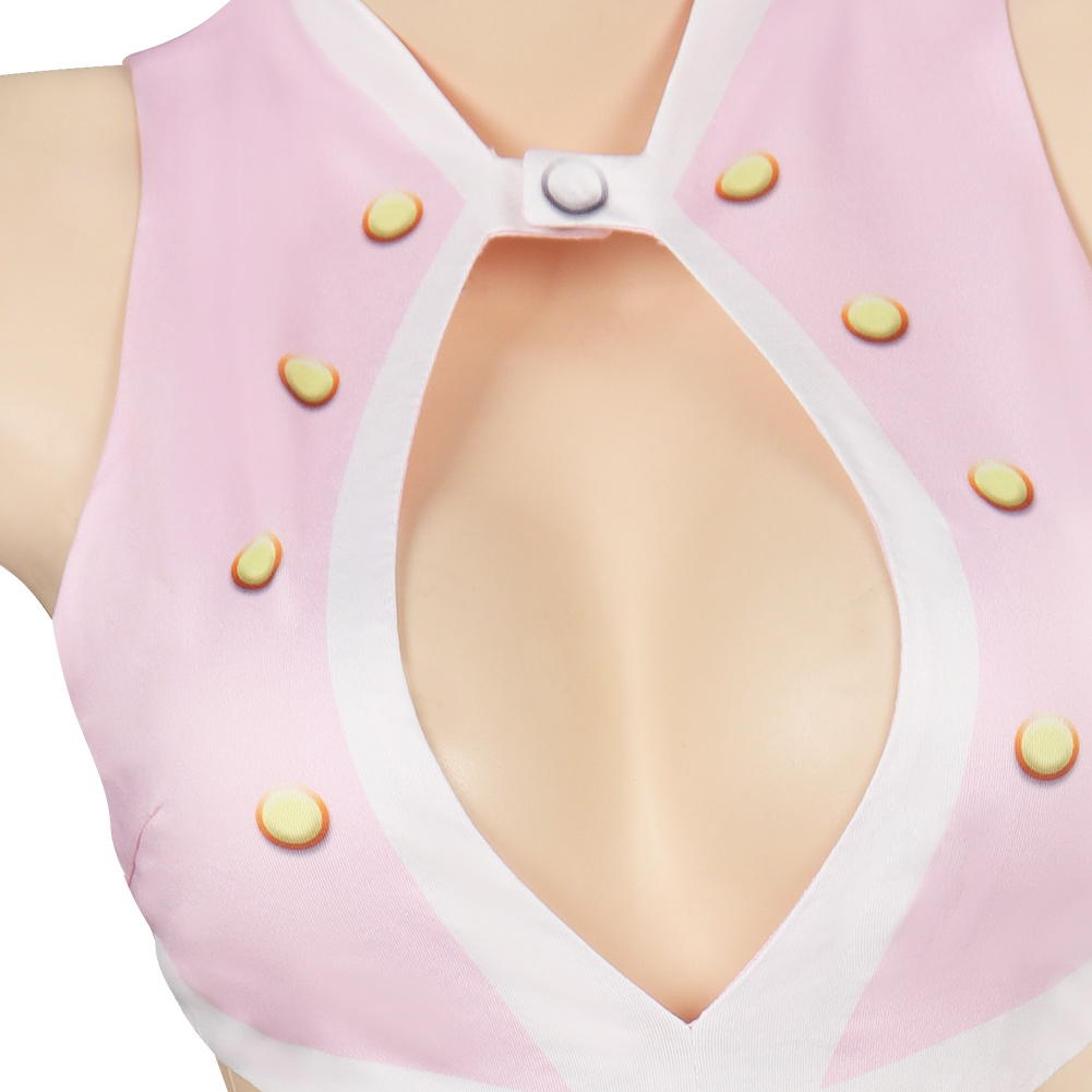 Aime Kanroji Mitsuri Cosplay Swimsuit Halloween Carnival Party Disguise Suit