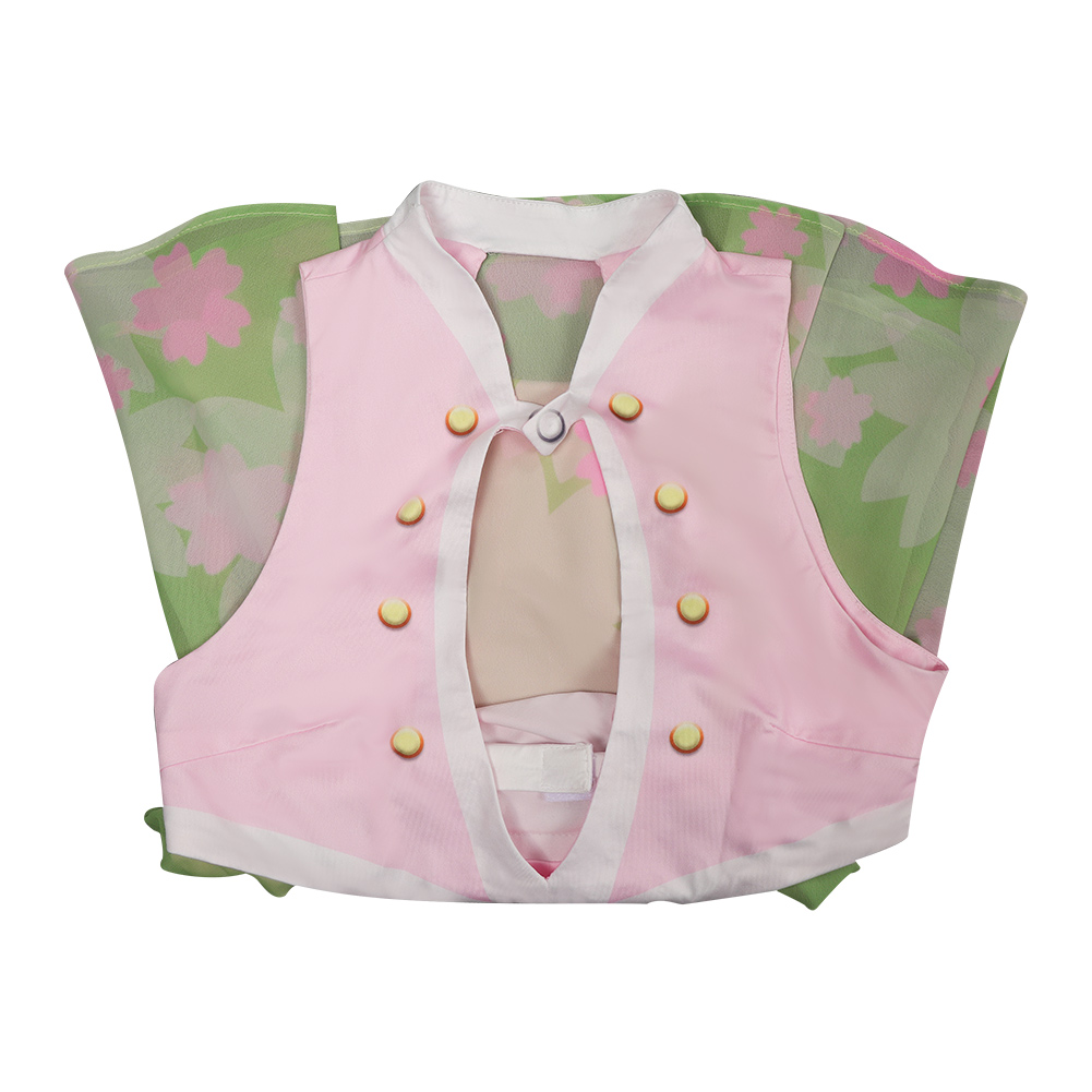 Aime Kanroji Mitsuri Cosplay Swimsuit Halloween Carnival Party Disguise Suit