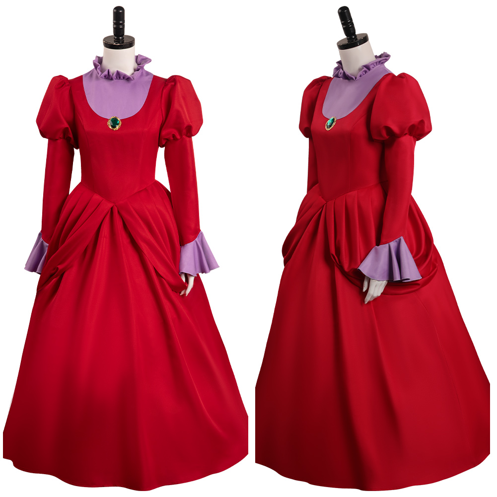 Movie Cinderella Lady Tremaine Stepmother Outfits Cosplay Costume Halloween Carnival Suit