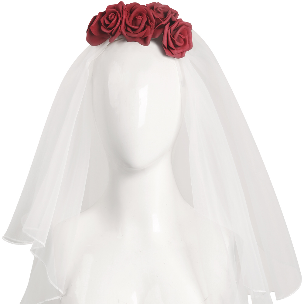 Horror Movie Ghost Bride Constance Hatchaway Outfits Halloween Carnival Suit Cosplay Costume Original Design