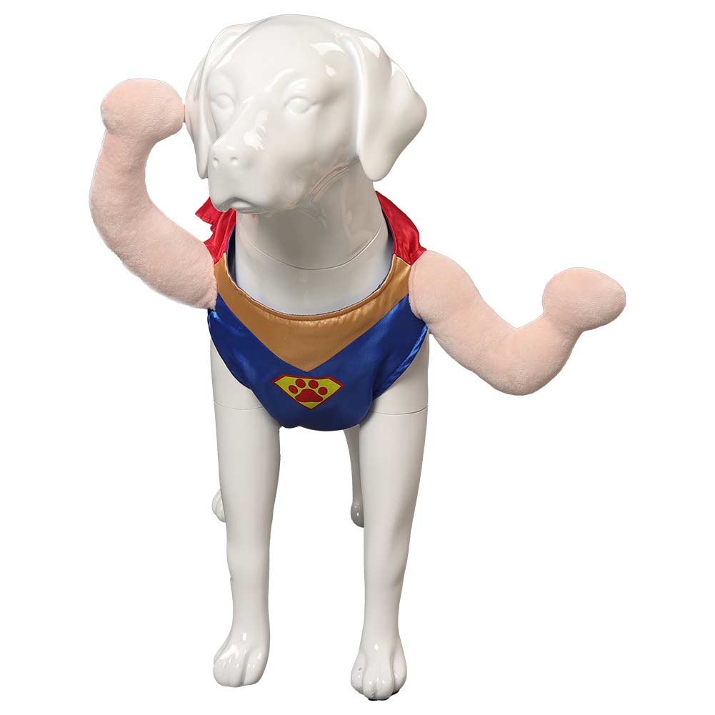 Superman Pet Dog Clothes Cosplay Costume Outfits Halloween Carnival Suit