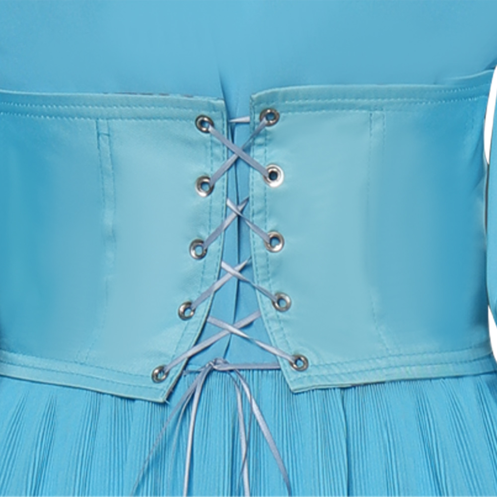 Movie The Little Mermaid Ariel Blue Dress Outfits Halloween Carnival Suit Cosplay Costume