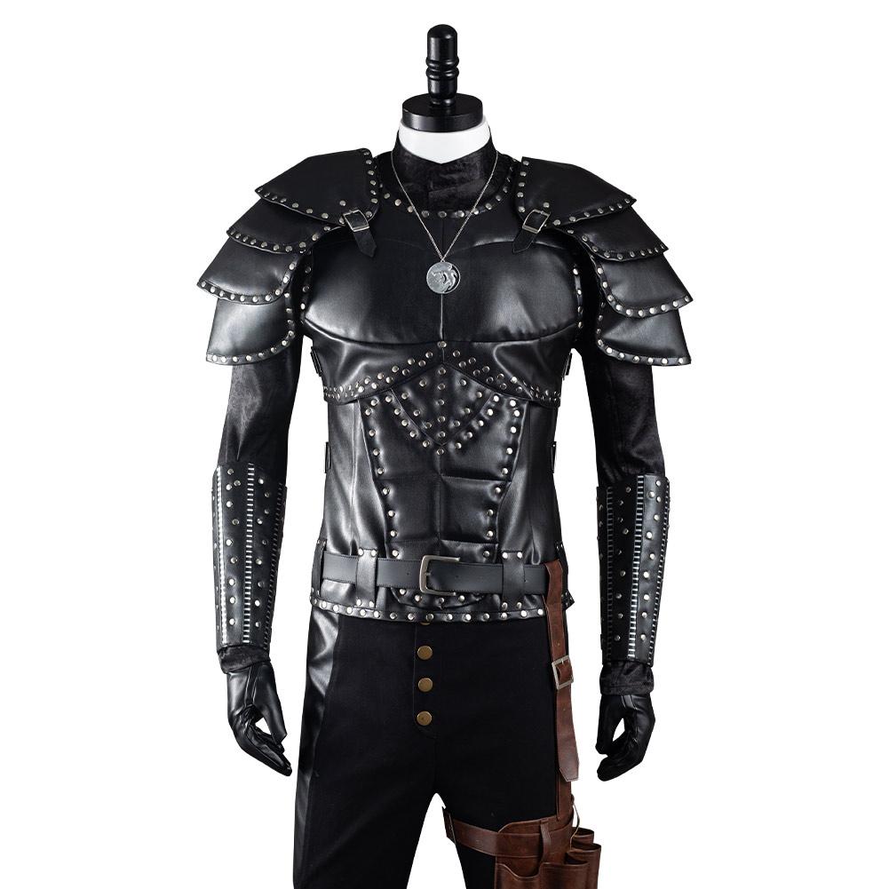 The Witcher Geralt of Rivia Outfit Cosplay Costume Halloween Carnival Suit
