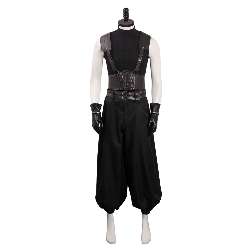 Crisis Core - Final Fantasy VII Reunion- Zack Cosplay Costume Outfits 