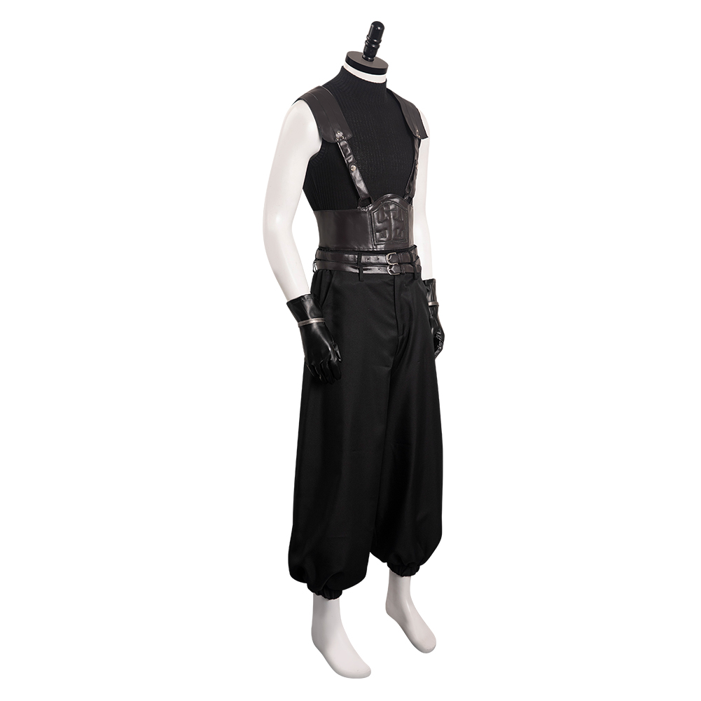 Crisis Core - Final Fantasy VII Reunion- Zack Cosplay Costume Outfits 