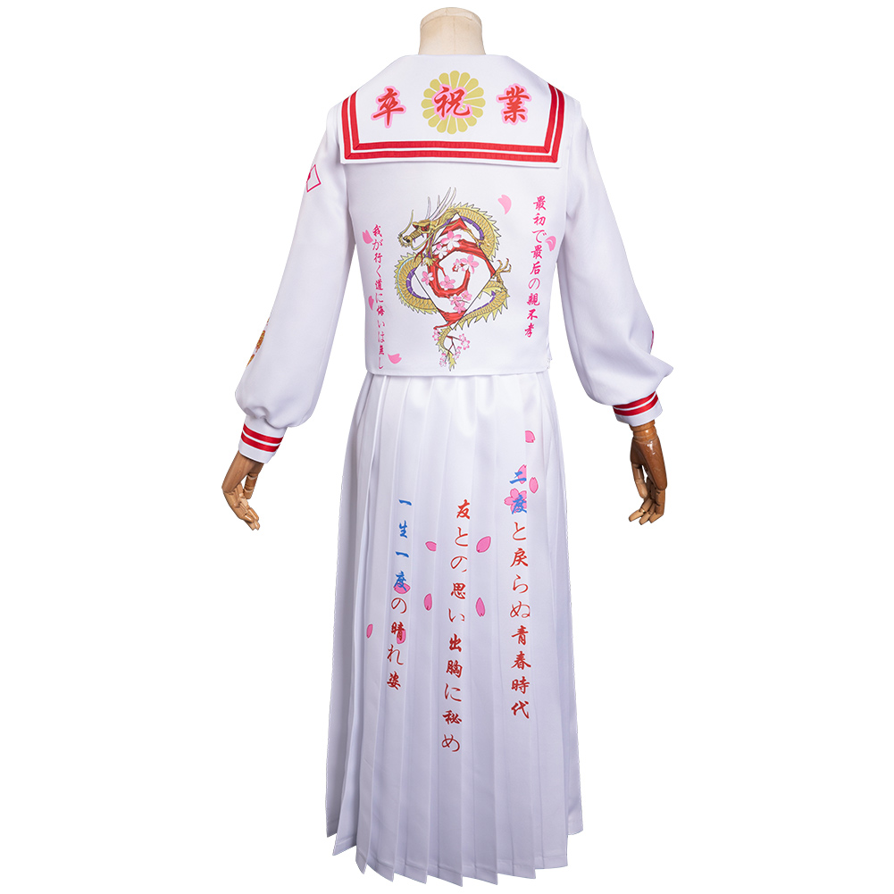 Movie Bosozoku Cosplay Costume Japanese School Uniform Skirts Outfits 
