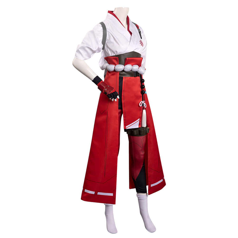 Game Overwatch 2 OW Kiriko Cosplay Costume Outfits Halloween Carnival 