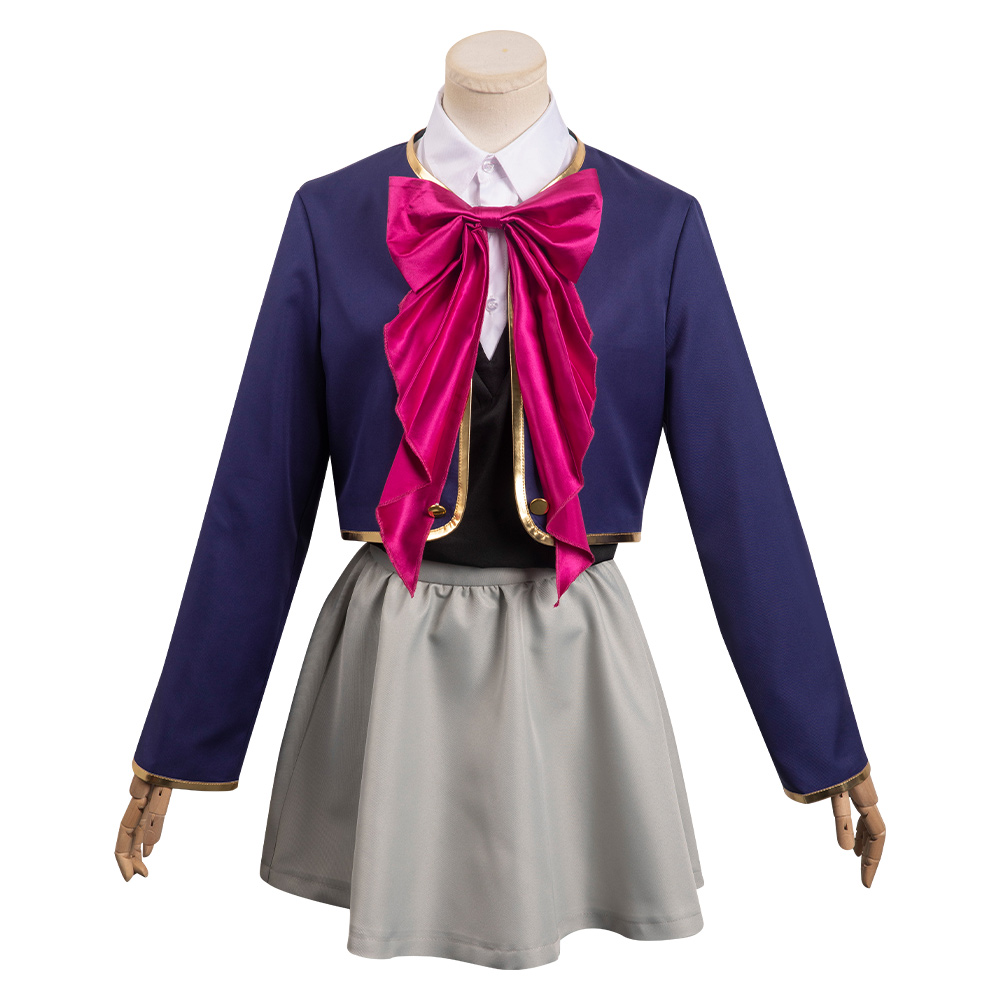Anime Oshi No Ko - Ruby Hoshino Cosplay Costume School Uniform Outfits Halloween Carnival Party Suit
