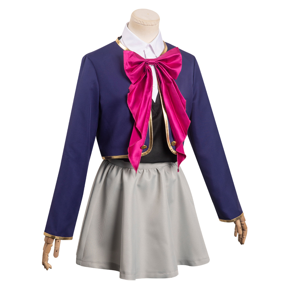 Anime Oshi No Ko - Ruby Hoshino Cosplay Costume School Uniform Outfits Halloween Carnival Party Suit