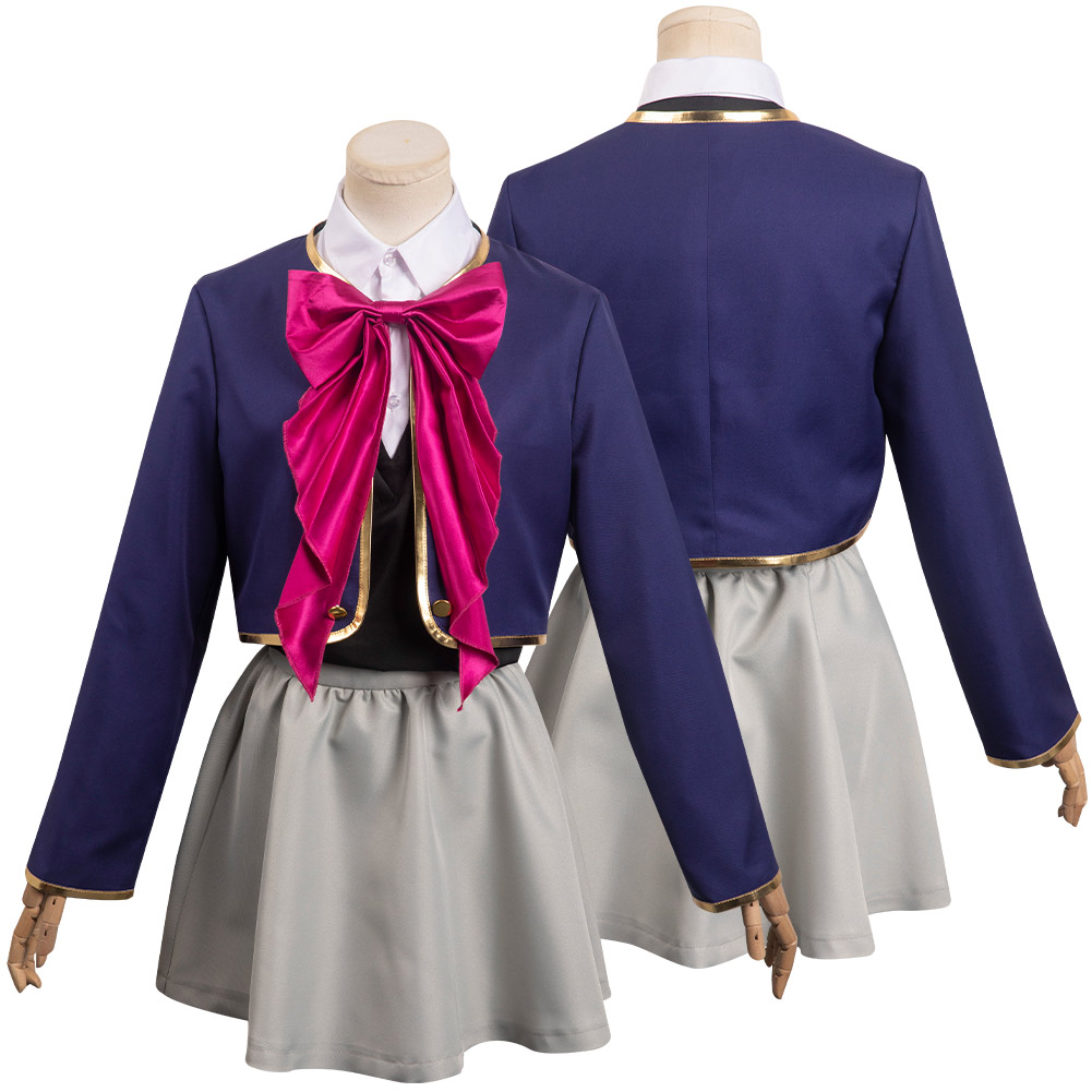 Anime Oshi No Ko - Ruby Hoshino Cosplay Costume School Uniform Outfits Halloween Carnival Party Suit