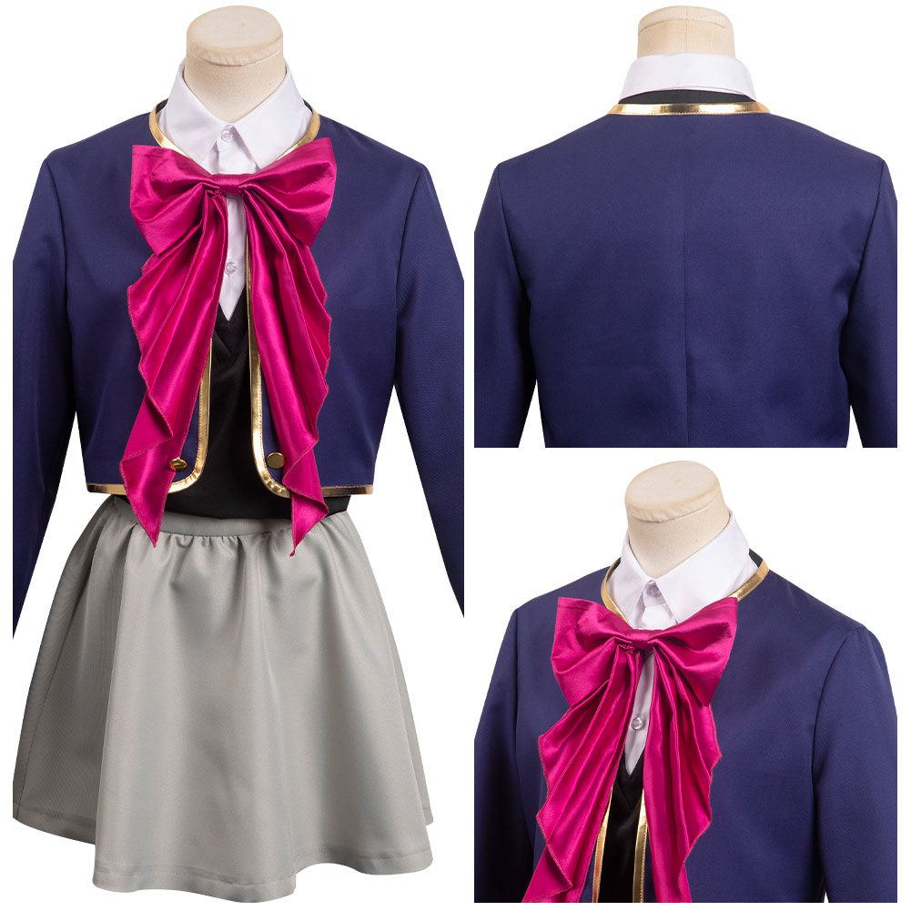 Anime Oshi No Ko - Ruby Hoshino Cosplay Costume School Uniform Outfits Halloween Carnival Party Suit
