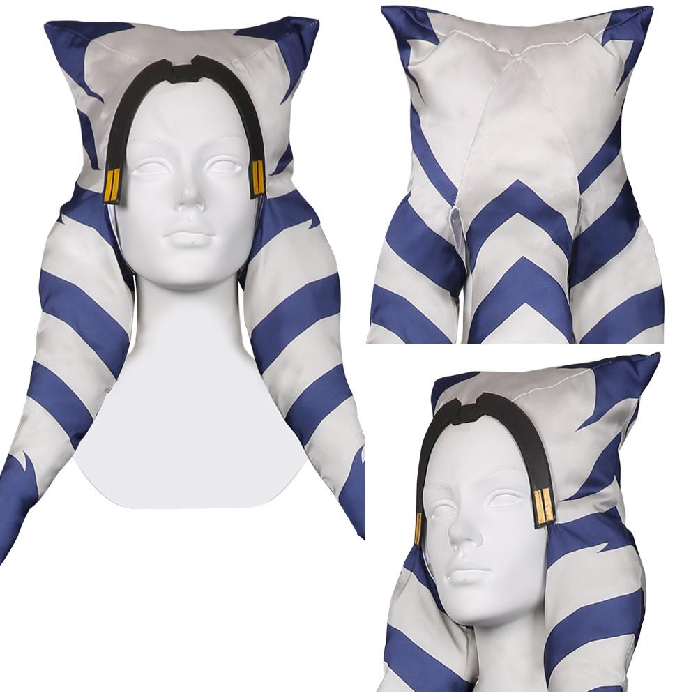Movie Star Wars Ahsoka Tano Adult Cosplay Hat Headgear Costume Accessories Halloween Props