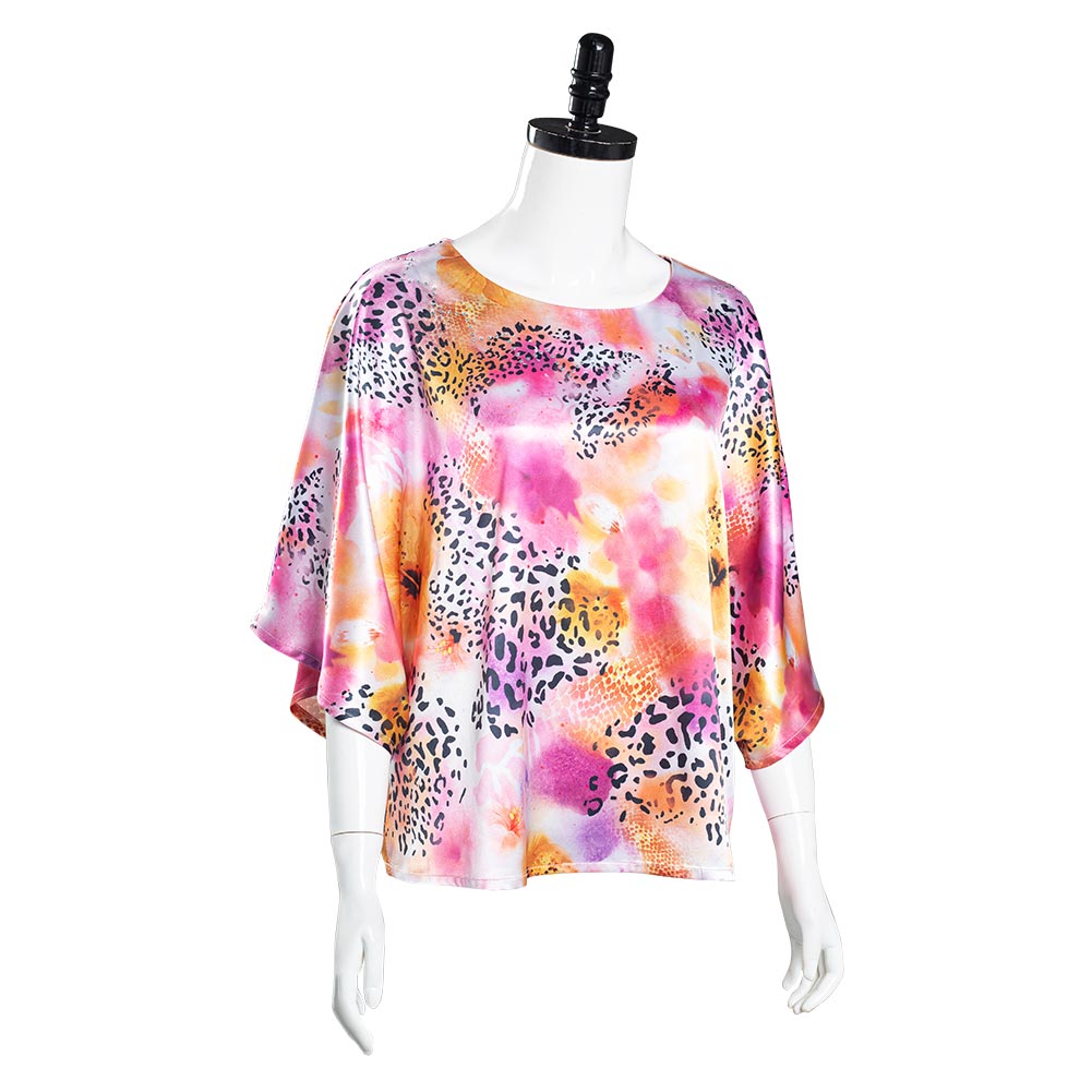 TV Tiger King Carole Baskin Top O-Neck Shirt Halloween Carnival Suit Cosplay Costume