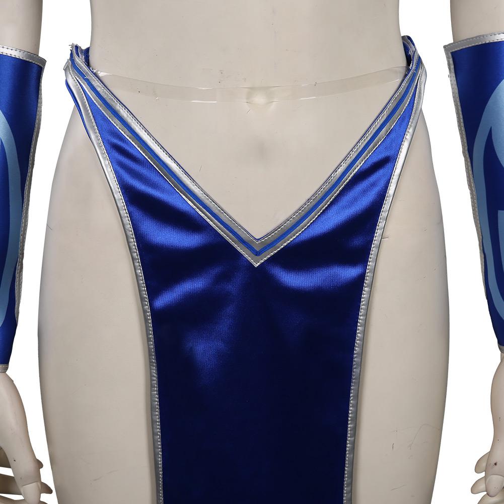 Game Mortal Kombat Kitana Outfits Halloween Carnival Suit Cosplay Costume