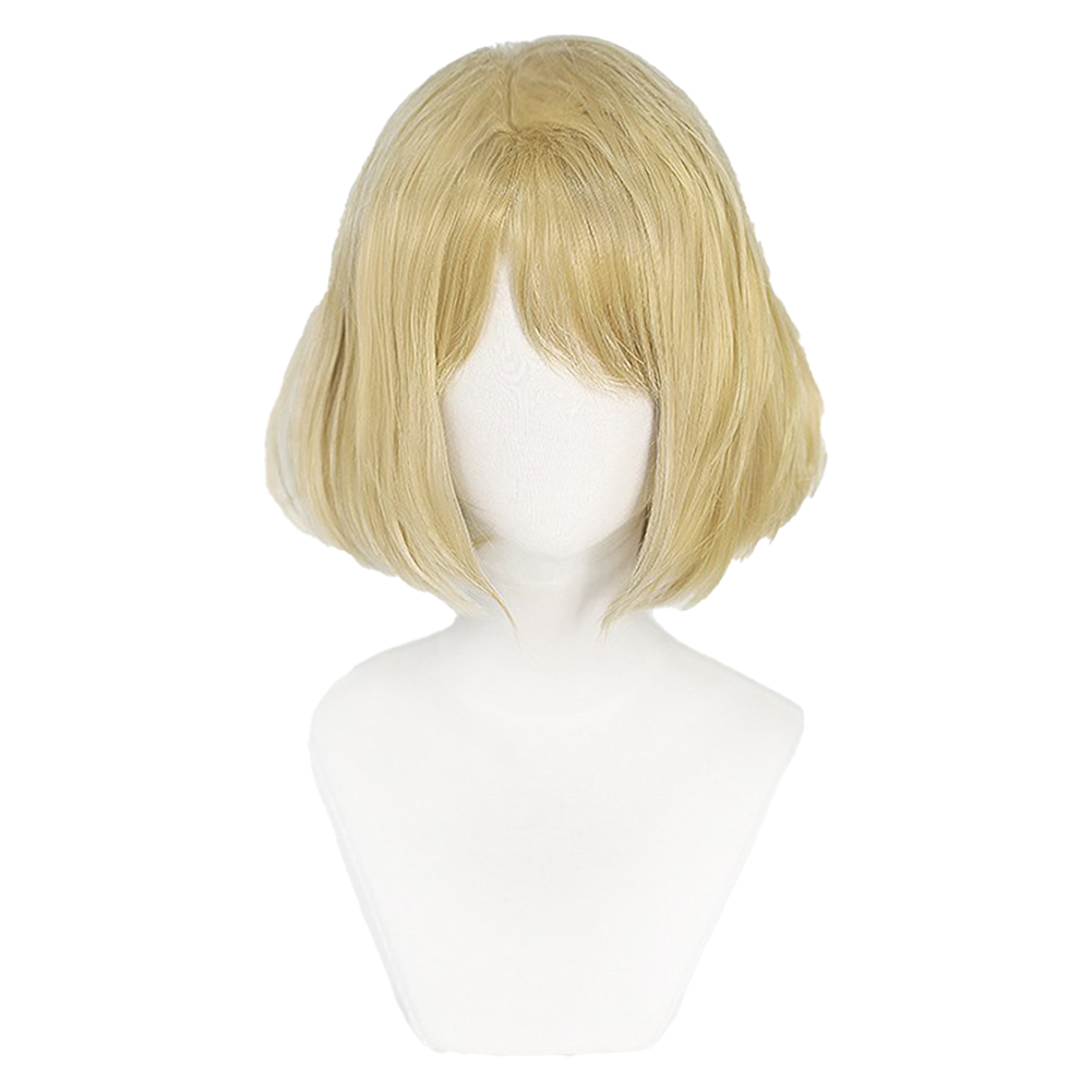 Game Resident Evil 4 Remake Ashley Graham Cosplay Wig Heat Resistant Synthetic Hair Carnival Halloween Party Props