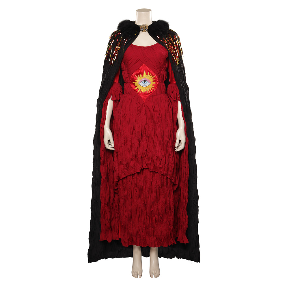 Movie Hocus Pocus 2 The Witch Mother Hannah Cosplay Costume Dress Outfits Halloween Carnival Suit