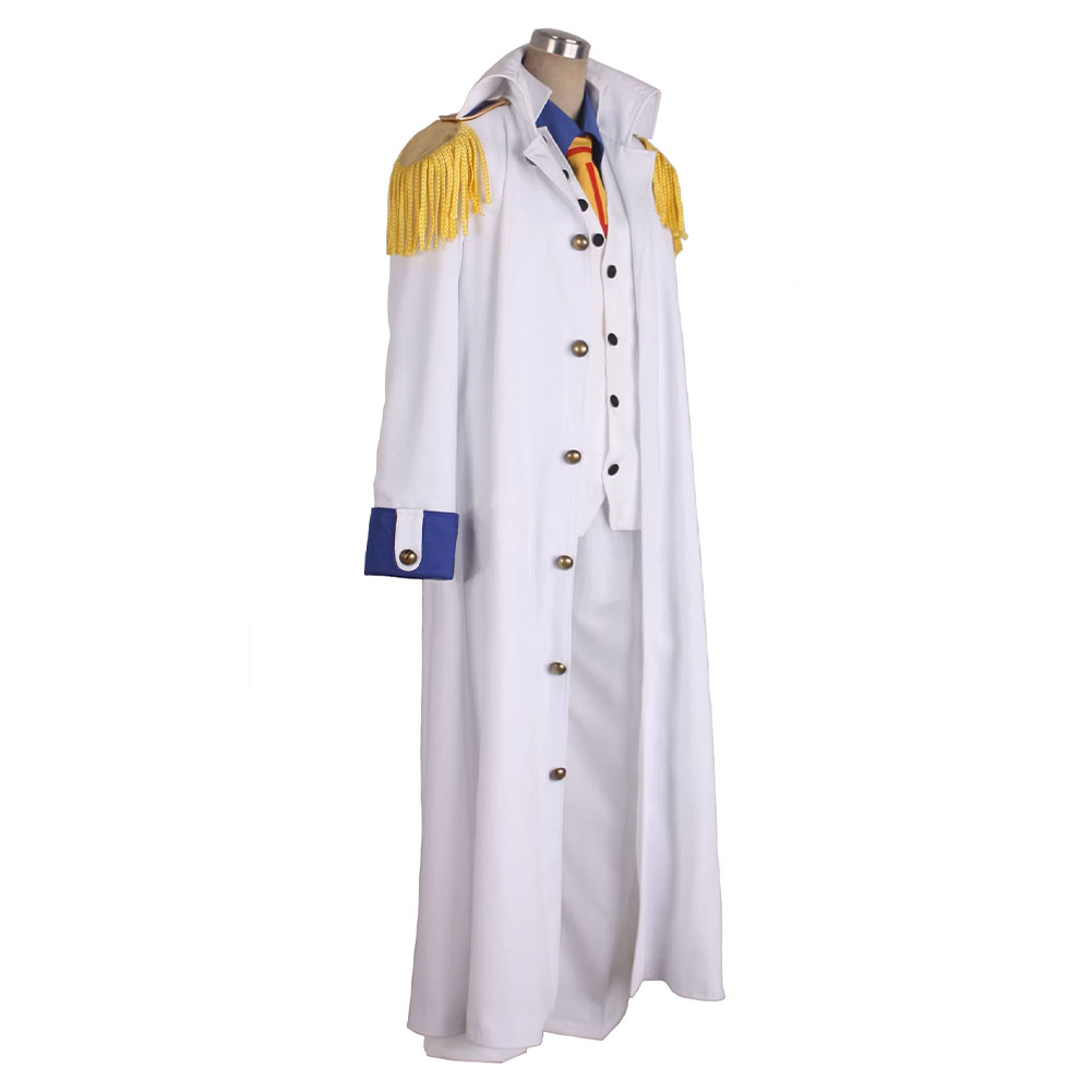 Anime One Piece Kuzan/Aokiji Cosplay Costume Outfits Halloween Carnival Party Disguise Suit