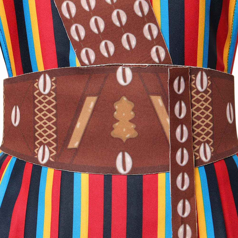 Movie The Woman King Nanisca Cosplay Costume Dress Outfits Halloween Carnival Suit