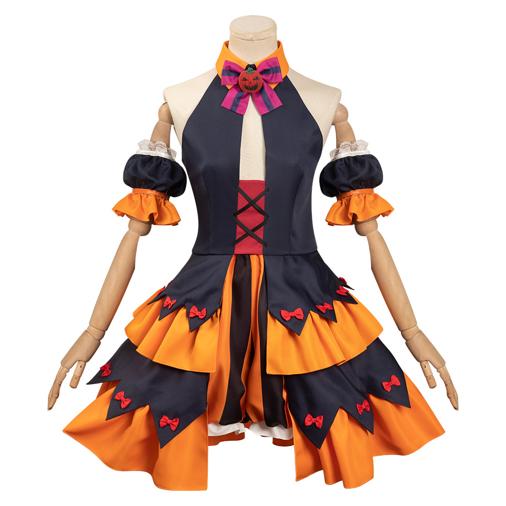 Anime Kanroji Mitsuri Cosplay Costume Outfits Halloween Carnival Party Disguise Suit