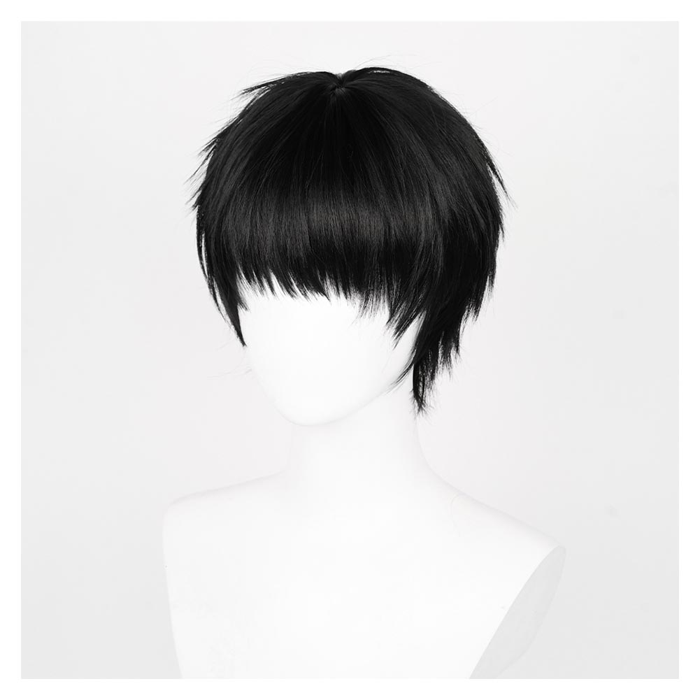 Anime SLAM DUNK Rukawa Kaede Cosplay Wig Heat Resistant Synthetic Hair Carnival Halloween Party Props