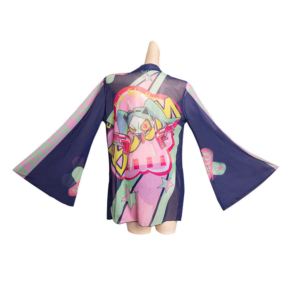 Game Cyberpunk Edgerunner Rebecca Cosplay Costume Swimsuit Cloak Outfits Halloween Party UUstyle®
