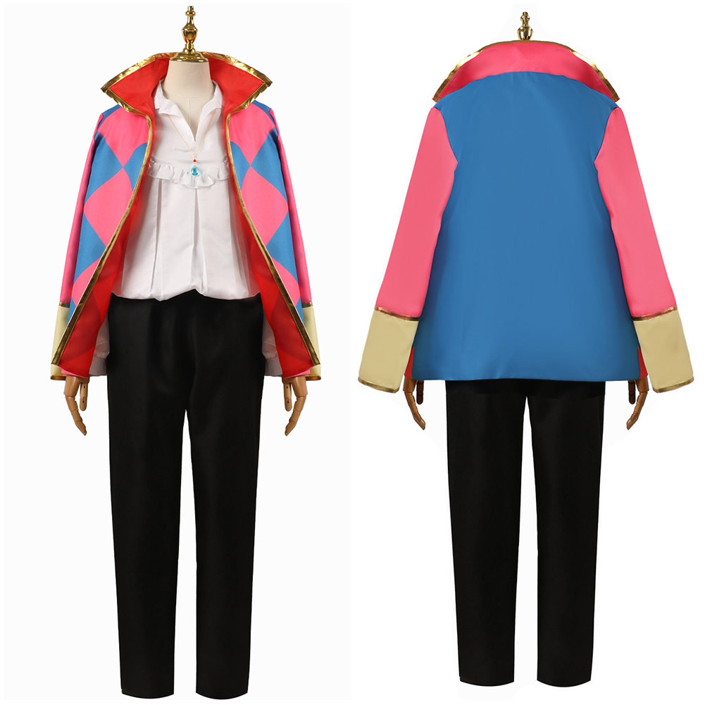 Anime Howl 's Moving Castle Howl Outfits Halloween Carnival Suit Cosplay Costume