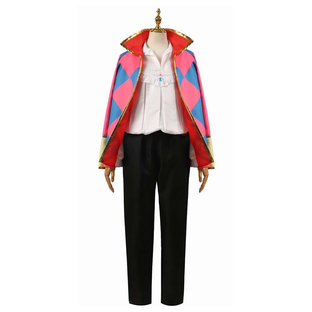 Anime Howl 's Moving Castle Howl Outfits Halloween Carnival Suit Cosplay Costume