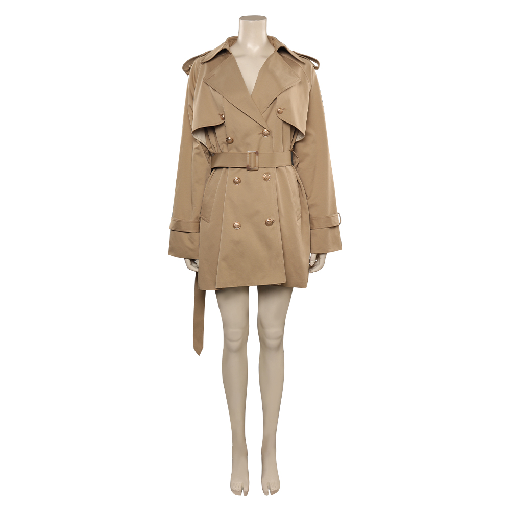 Khaki Coat Jacket Outfits Cosplay Costume Outfits Halloween Carnival Suit