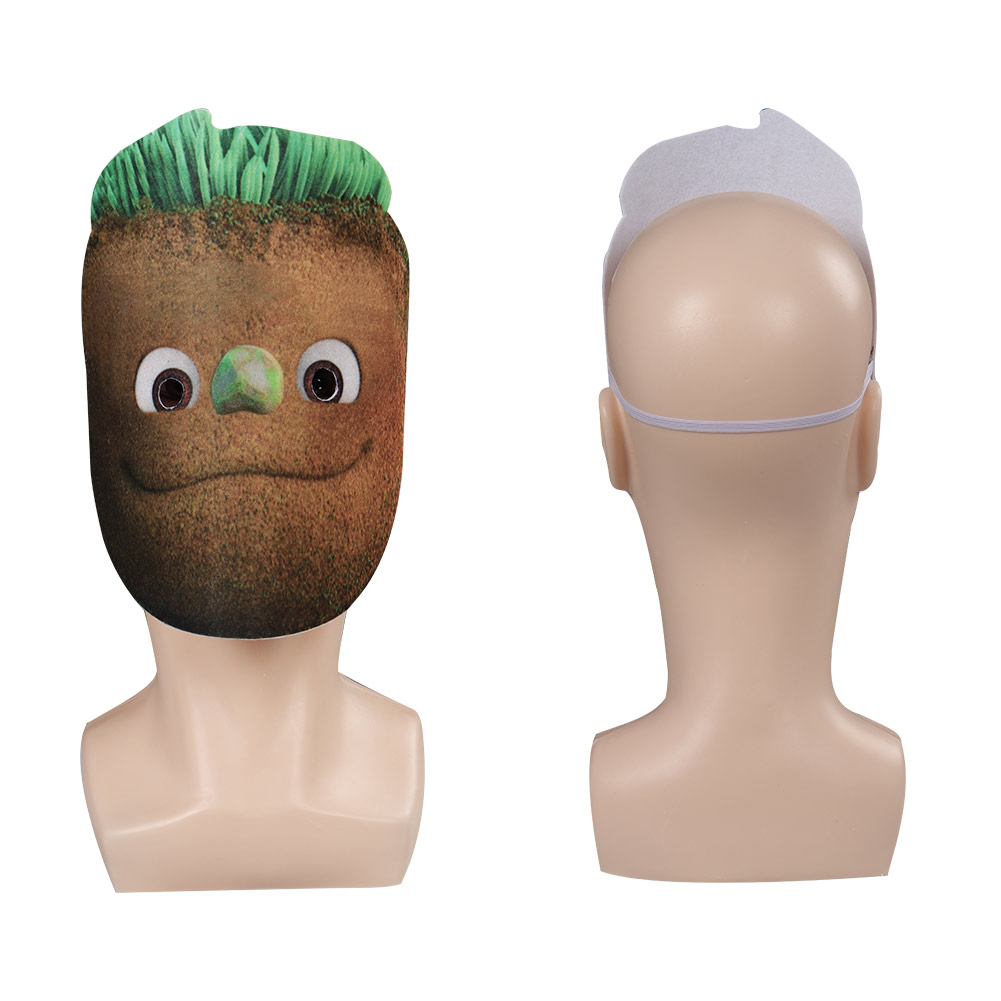 Movie Elemental Earth Mask Cosplay Latex Masks Helmet Halloween Party Costume Props