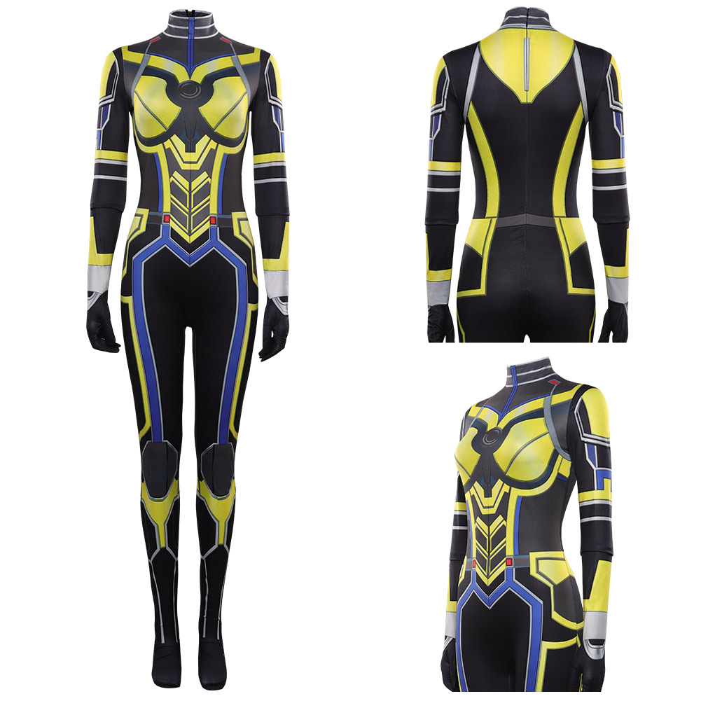Movie Ant-Man and the Wasp: Quantumania Hope Van Dyne Cosplay Costume Jumpsuit Halloween Carnival Suit