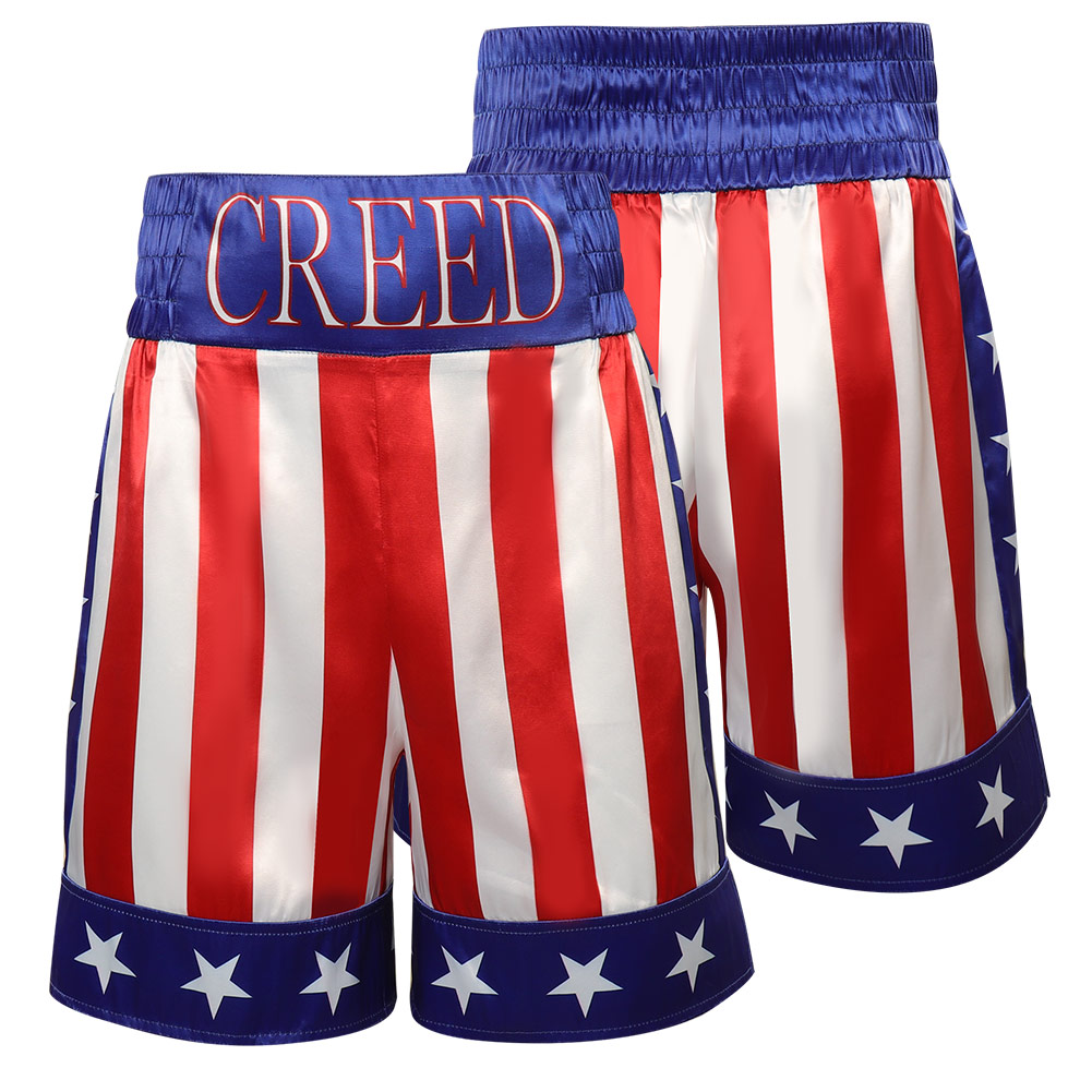 Movie Creed 3 Adonis Creed Cosplay Shorts Costume Outfits Halloween Carnival Party Suit