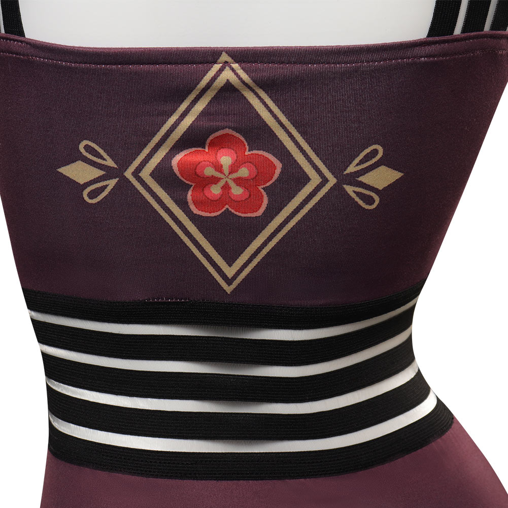 Game Genshin Impact HUTAO Original Design Cosplay Costume Swimsuit One Piece Swimwear UUstyle®