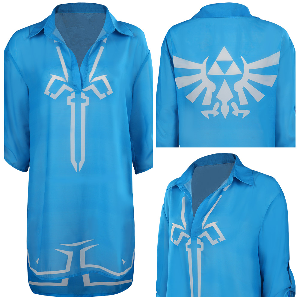 Game The Legend of Zelda Beach Cover up Swimsuit Kimono Cosplay Costume Halloween Carnival Suit