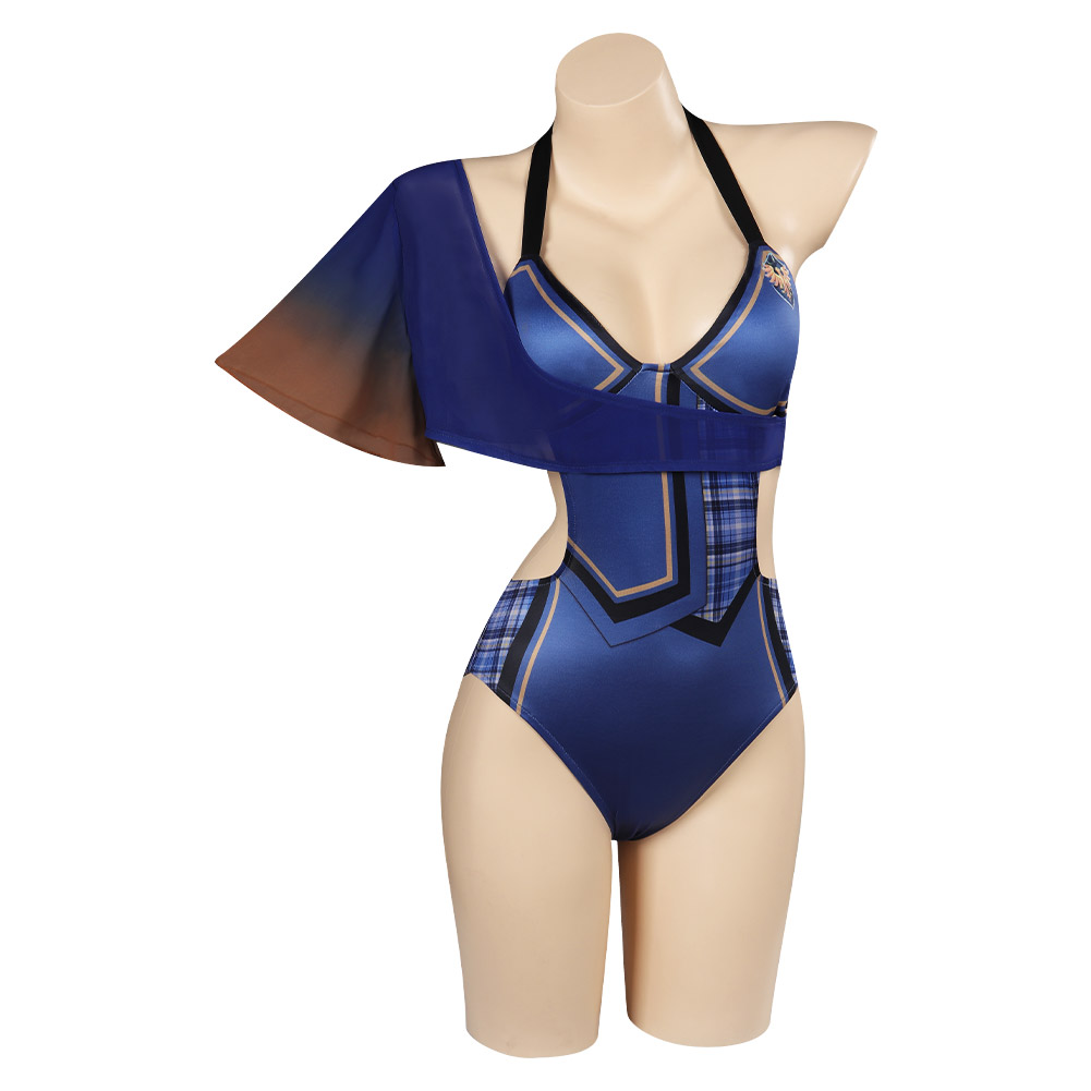 Game Hogwarts Legacy Ravenclaw Cosplay Costume Swimsuit Halloween Carnival Suit