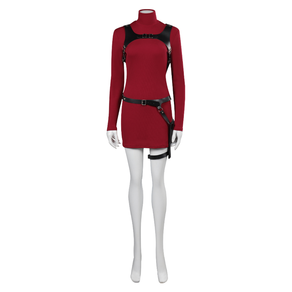 Game Resident Evil 4 Remake - Ada Wong Cosplay Costume Halloween Carnival Party Suit