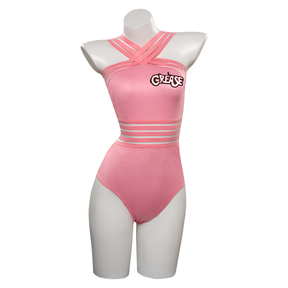 TV Grease: Rydell High Cheerleader Cosplay Costume Swimsuit Halloween Carnival Party Disguise Suit